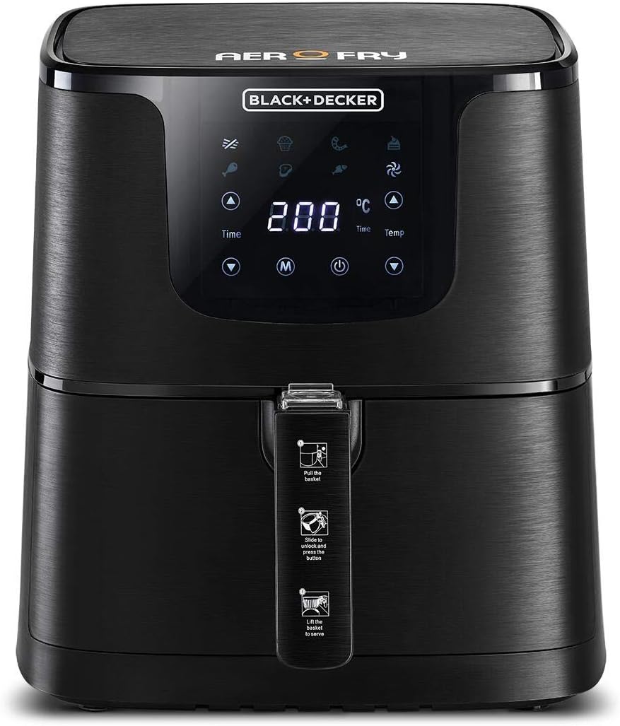 Black & Decker 220 volt 7.5 Liter air fryer oven AF700-B5 Digital Air Fryer 220v 240 volt 50 hz