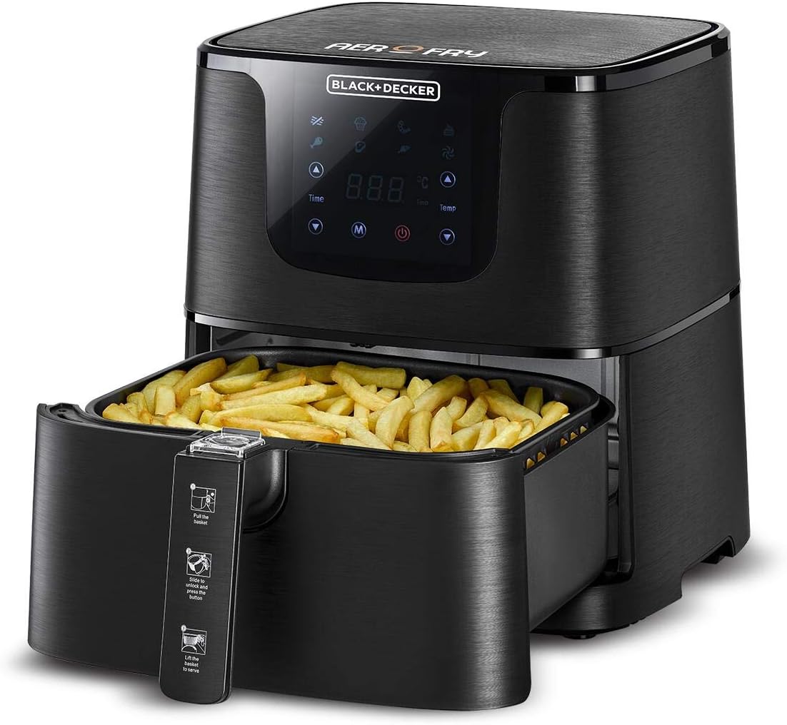 Black & Decker 220 volt 7.5 Liter air fryer oven AF700-B5 Digital Air Fryer 220v 240 volt 50 hz