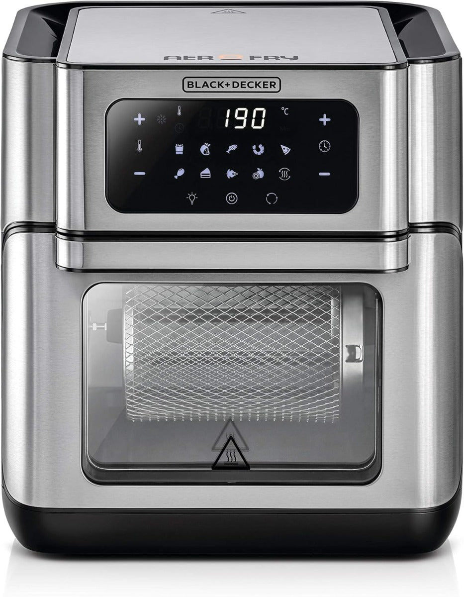 Black & Decker 220 volt air fryer oven 12 liter Digital Air Fryer 1500 watts AOF100220v