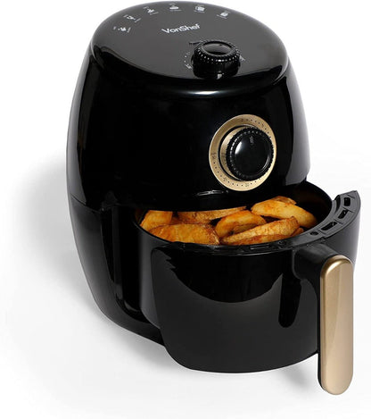 Vonhaus 220 volt Air Fryer 2000155 2 Liter air fryer 220v 240 volts Large Capacity Basket, Rapid Air Circulation, Easy Clean Non-Stick & Auto Shut Off Low Fat Healthy Cooking