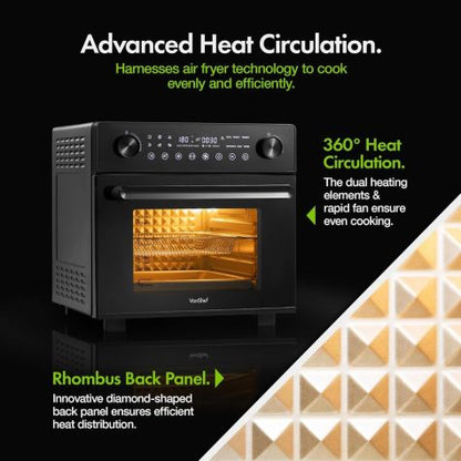 Vonshef 220 volt air fryer oven 18 Liter Convection oven rotisserie 14-in-1 Airfryer toaster bake model 2501014 Air Fryer oven 220v 240 volts